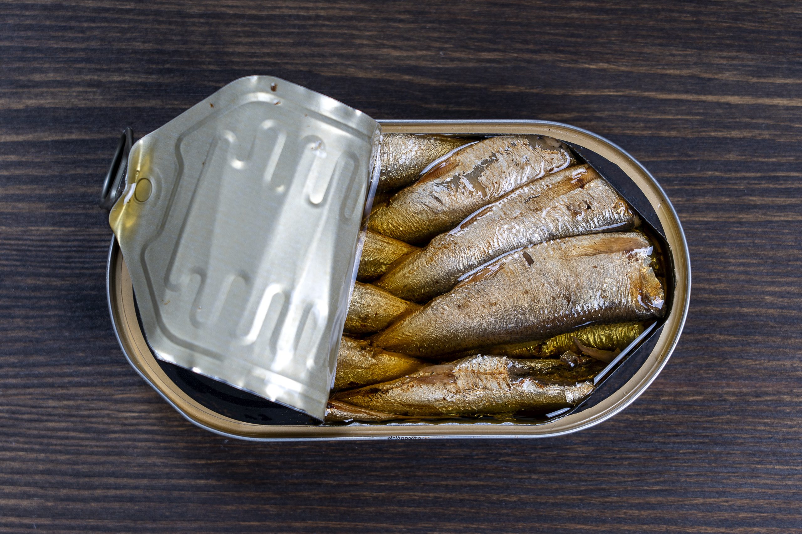 Is tinned fish cooked