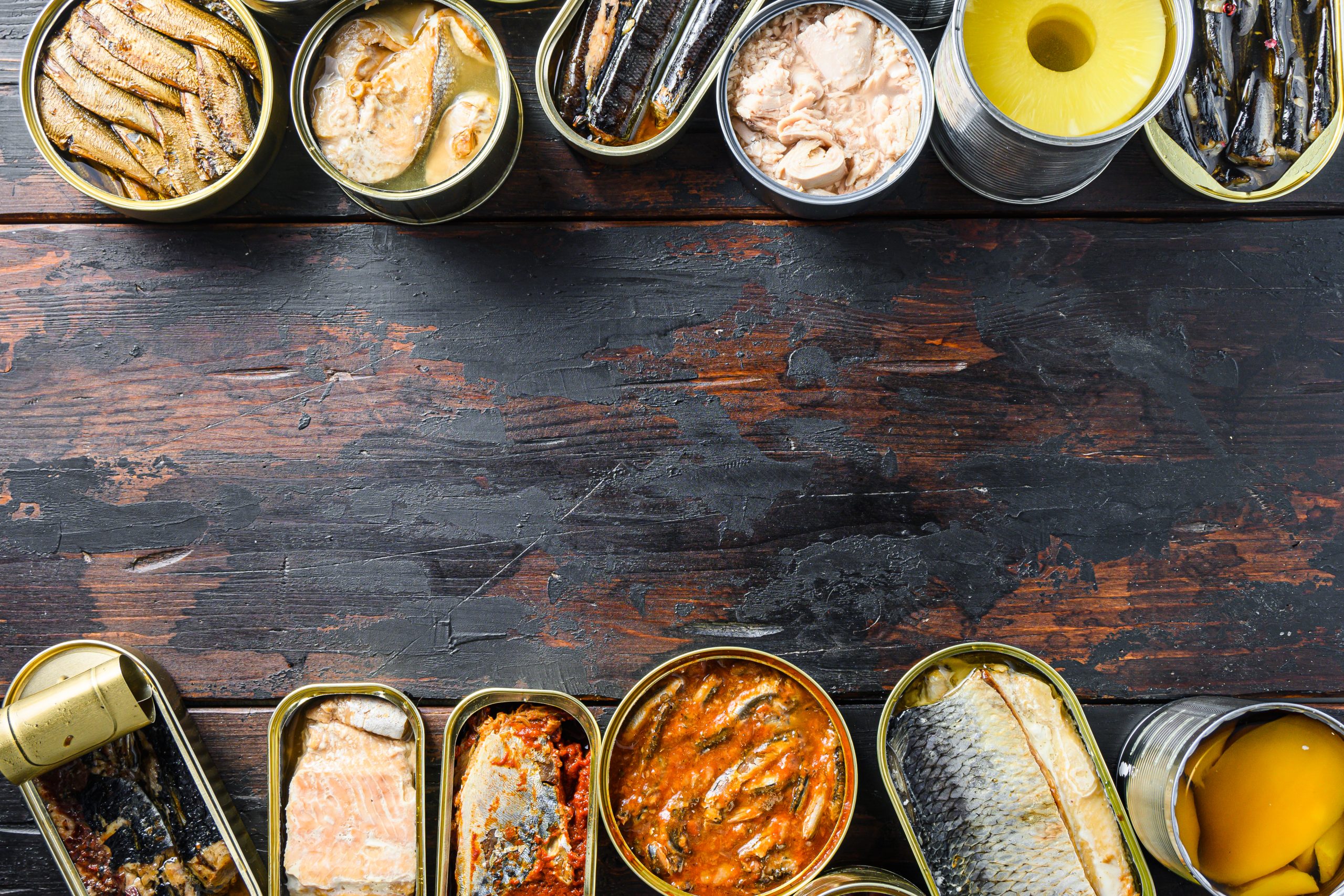 What is the most common canned fish